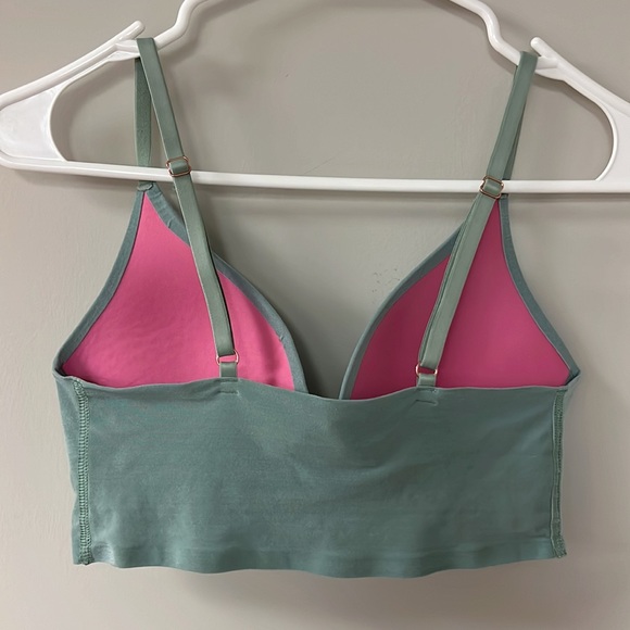 PINK Victoria's Secret Other - Loungin' Wireless Push-Up Bra in color Seasalt Green